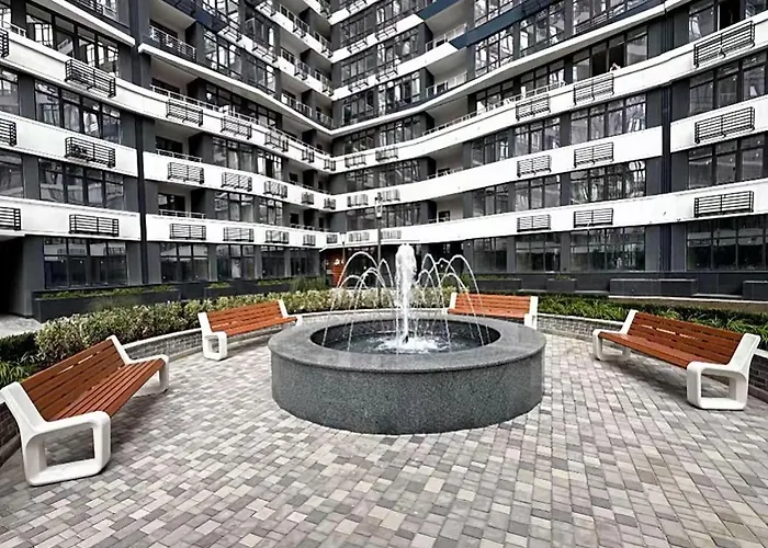 жк Atmosfera с парком на крыше в аркадии Odessa